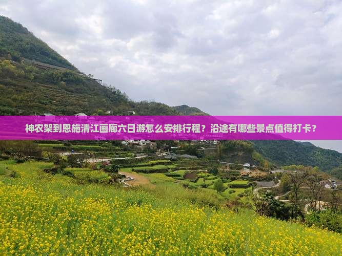 神农架到恩施清江画廊六日游怎么安排行程？沿途有哪些景点值得打卡？