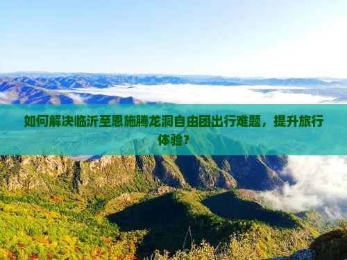 如何解决临沂至恩施腾龙洞自由团出行难题，提升旅行体验？