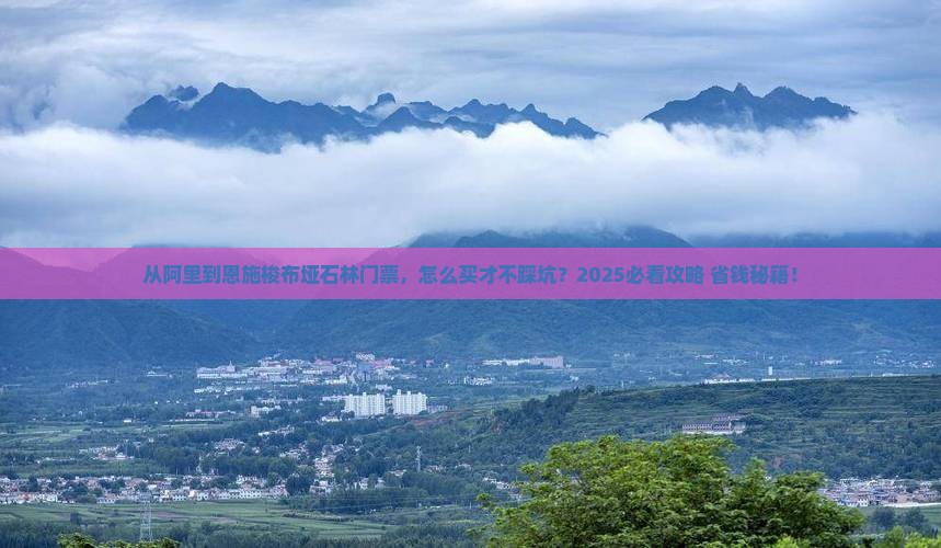 阿里到恩施梭布垭石林门票