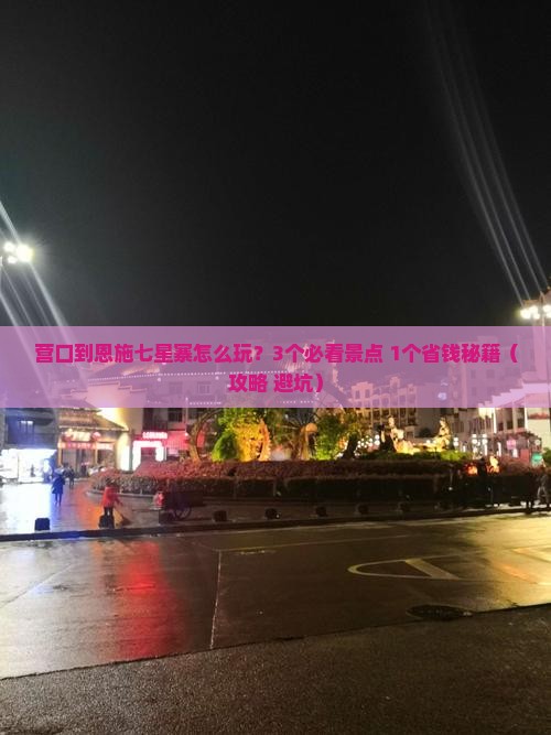 营口到恩施七星寨门票