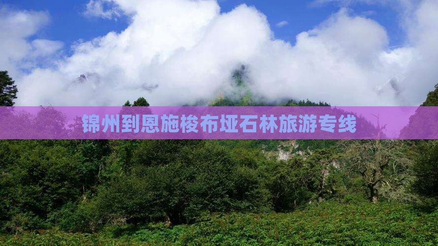 锦州到恩施梭布垭石林旅行社