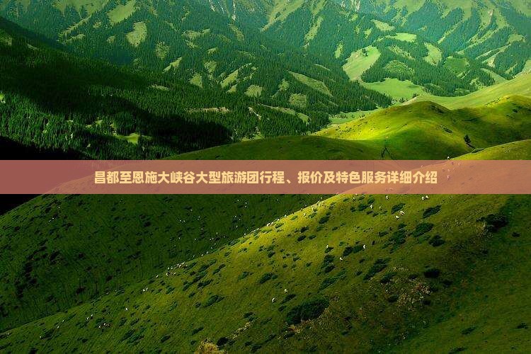 昌都至恩施大峡谷大型旅游团行程、报价及特色服务详细介绍