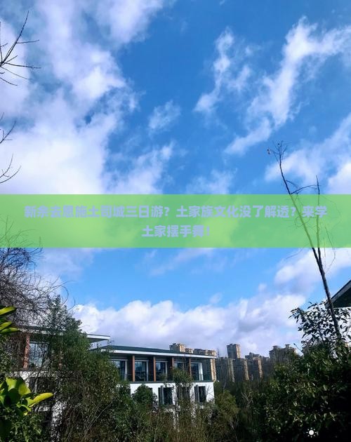 新余去恩施土司城三日游？土家族文化没了解透？来学土家摆手舞！