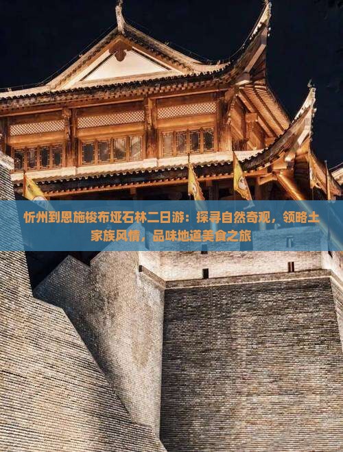 忻州到恩施梭布垭石林二日游：探寻自然奇观，领略土家族风情，品味地道美食之旅