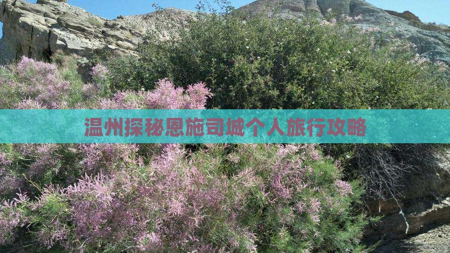 温州探秘恩施司城个人旅行攻略
