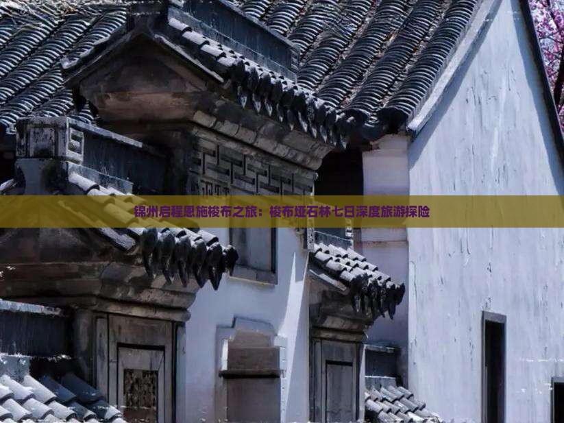 锦州启程恩施梭布之旅：梭布垭石林七日深度旅游探险