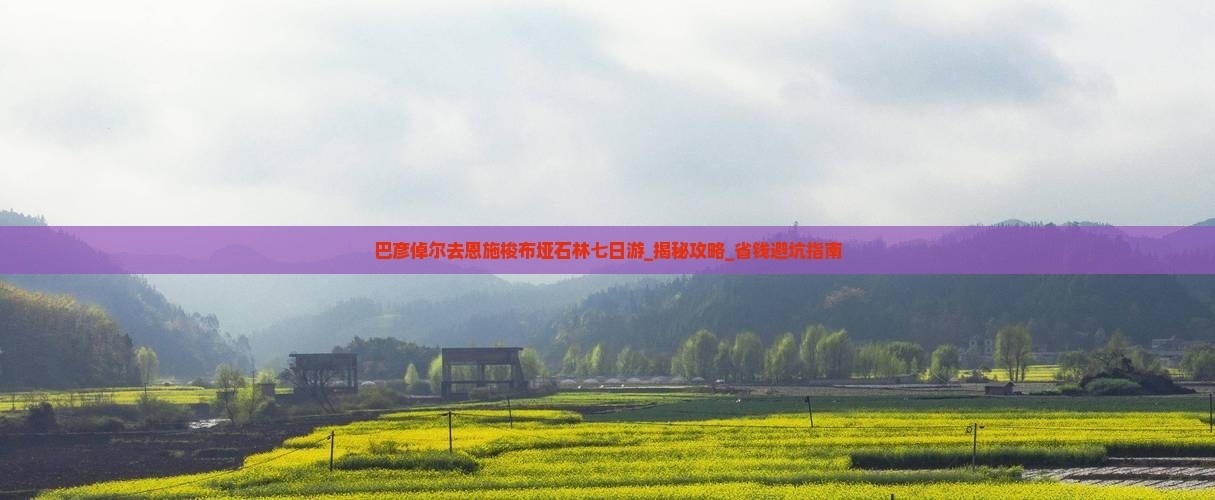 巴彦倬尔去恩施梭布垭石林七日游