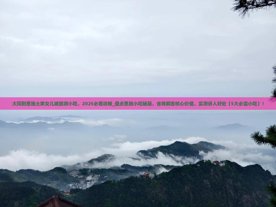 大同到恩施土家女儿城旅游小吃