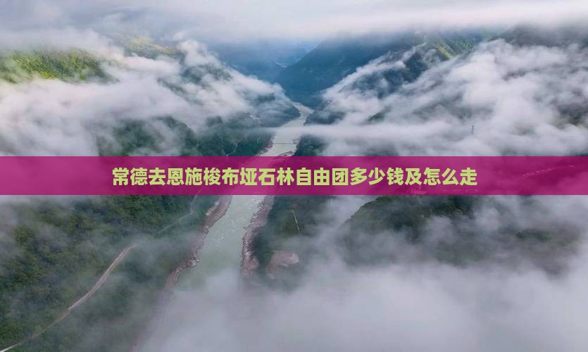 常德去恩施梭布垭石林自由团