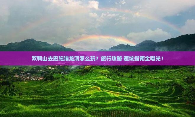 双鸭山去恩施腾龙洞旅行社
