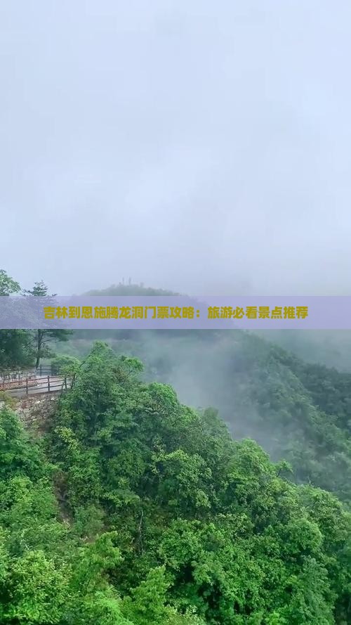 吉林到恩施腾龙洞门票