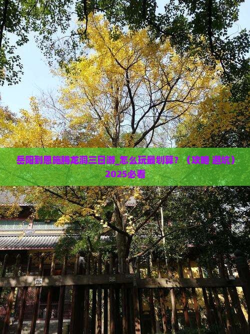 岳阳到恩施腾龙洞三日游