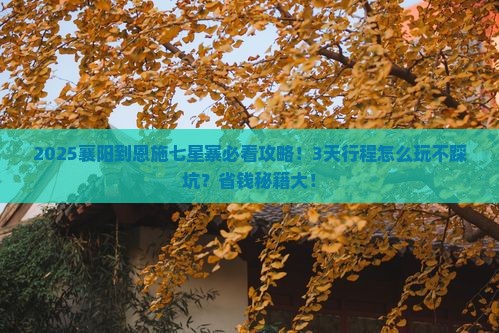 襄阳到恩施七星寨景点