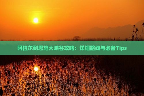 阿拉尔到恩施大峡谷攻略：详细路线与必备Tips