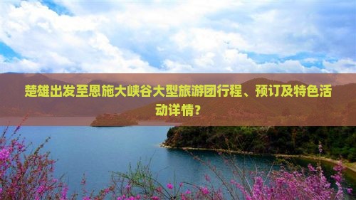 楚雄出发至恩施大峡谷大型旅游团行程、预订及特色活动详情？