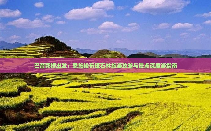 巴音郭楞出发：恩施梭布垭石林旅游攻略与景点深度游指南