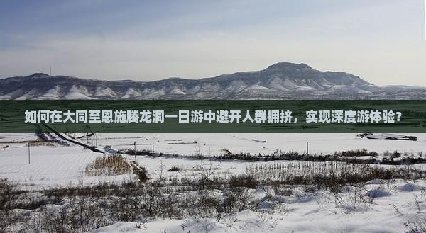 如何在大同至恩施腾龙洞一日游中避开人群拥挤，实现深度游体验？