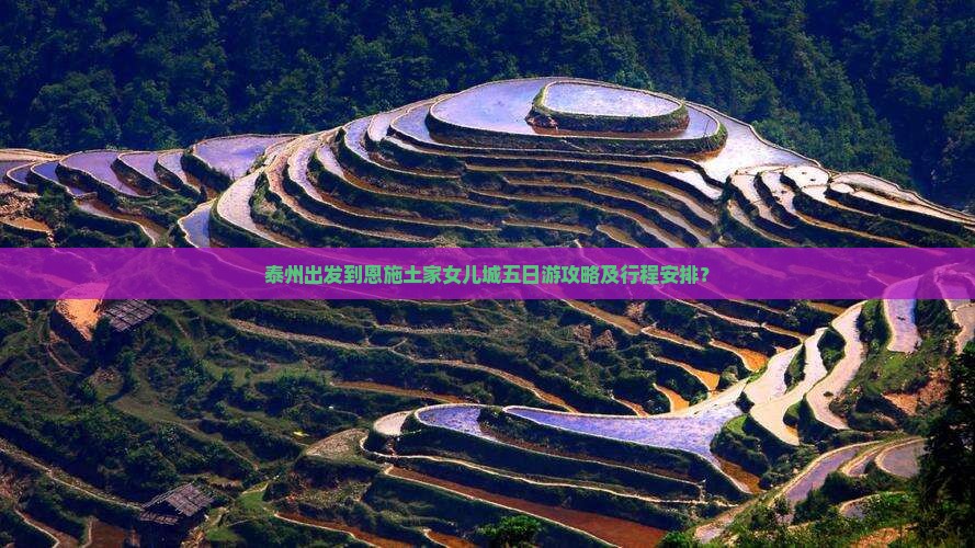 泰州出发到恩施土家女儿城五日游攻略及行程安排？