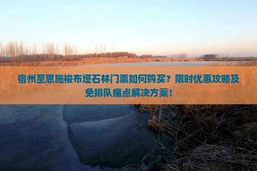 宿州至恩施梭布垭石林门票如何购买？限时优惠攻略及免排队痛点解决方案！