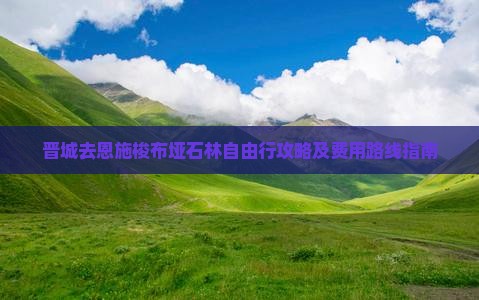 晋城去恩施梭布垭石林自由行攻略及费用路线指南