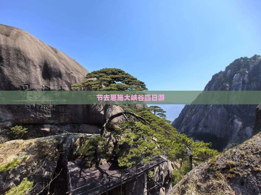节去恩施大峡谷四日游