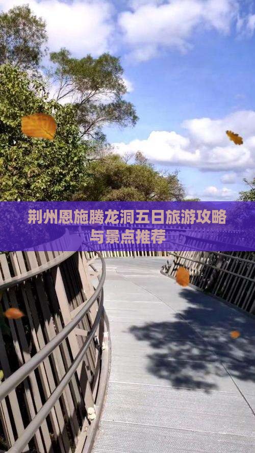 荆州去恩施腾龙洞五日游