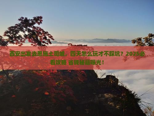 西安去恩施土司城四日游