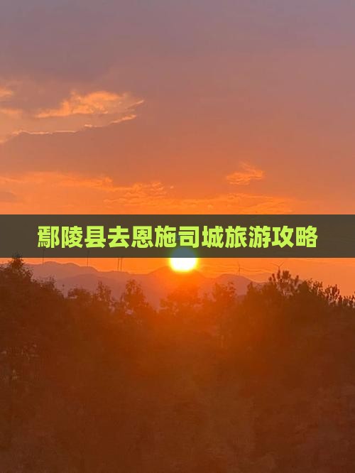 鄢陵县去恩施土司城自由团