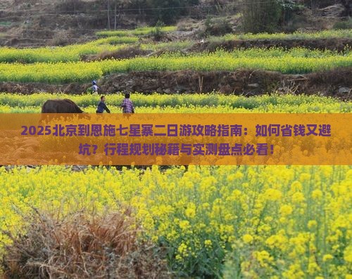 北京到恩施七星寨二日游