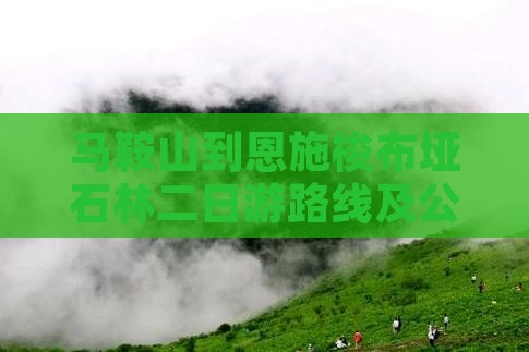 马鞍山到恩施梭布垭石林二日游