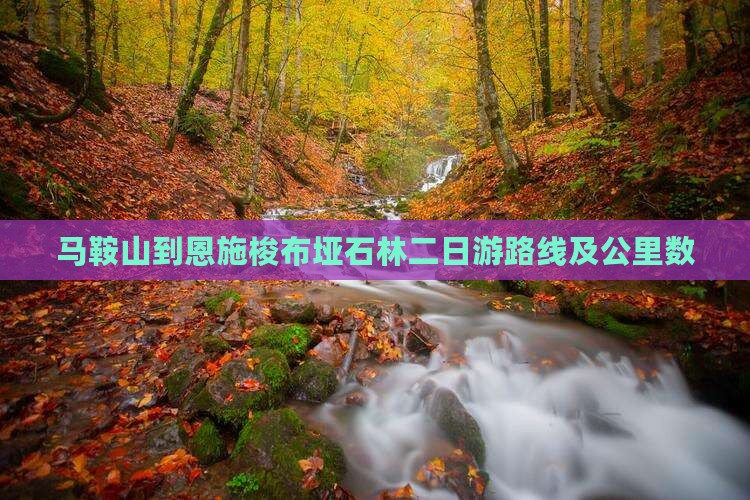 马鞍山到恩施梭布垭石林二日游