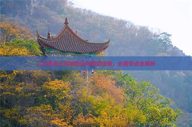 二月去恩施土司城四日游