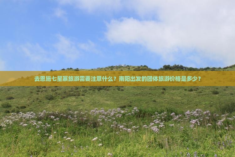 南阳去恩施七星寨团体旅游