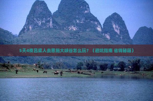 吕梁去恩施大峡谷攻略