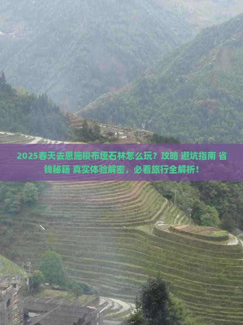 春天去恩施梭布垭石林团体旅游