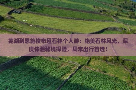 芜湖到恩施梭布垭石林个人游