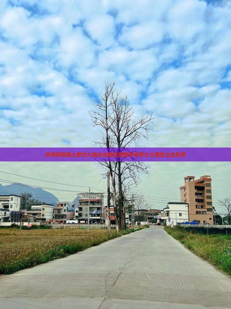 忻州到恩施土家女儿城必去地恩施到忻州多少公里怎么坐车票