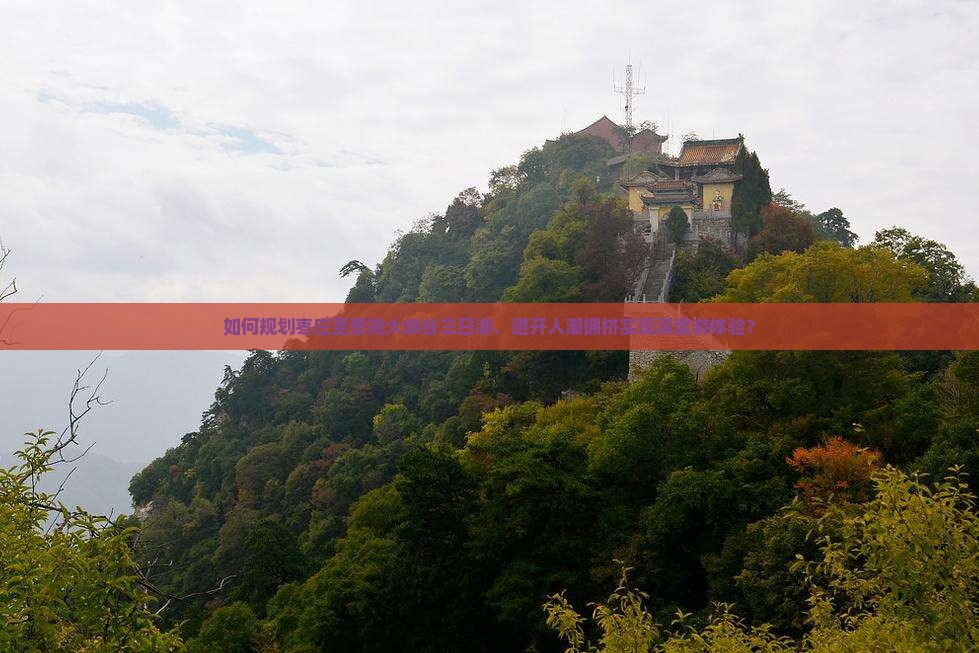 如何规划枣庄至恩施大峡谷三日游，避开人潮拥挤实现深度游体验？