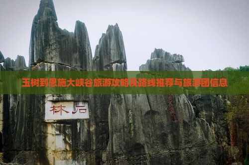 玉树到恩施大峡谷旅游攻略及路线推荐与旅游团信息
