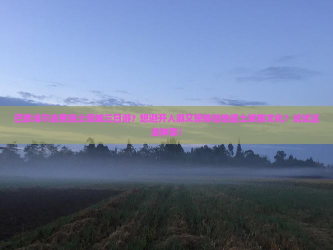 巴彦淖尔去恩施土司城三日游？想避开人潮又想体验地道土家族文化？试试这波种草！