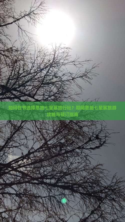 如何在节选择恩施七星寨旅行社？期间恩施七星寨旅游攻略与预订指南