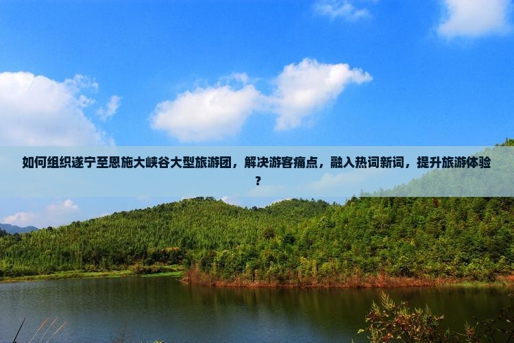 如何组织遂宁至恩施大峡谷大型旅游团，解决游客痛点，融入热词新词，提升旅游体验？
