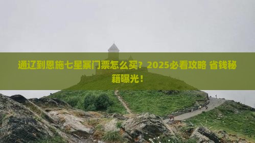 通辽到恩施七星寨门票
