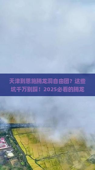 天津到恩施腾龙洞自由团