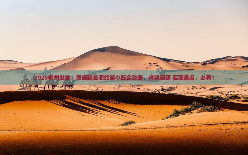 柳州去恩施腾龙洞旅游小吃