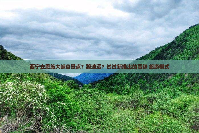 西宁去恩施大峡谷景点？路途远？试试新推出的高铁+旅游模式
