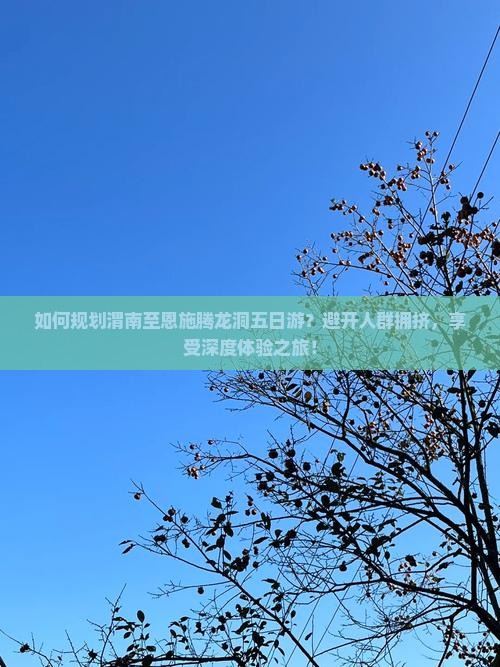 如何规划渭南至恩施腾龙洞五日游？避开人群拥挤，享受深度体验之旅！