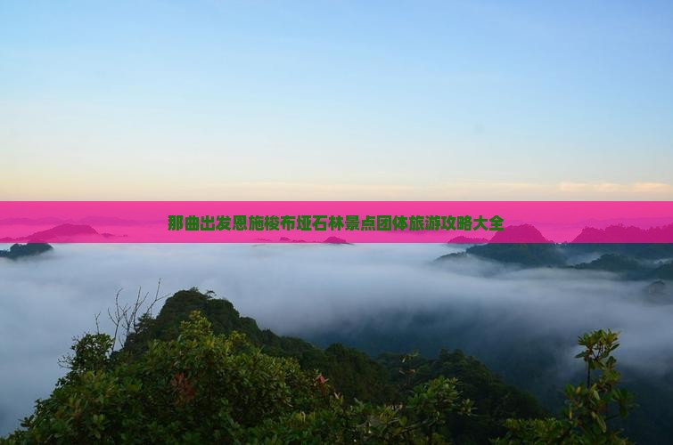 那曲出发恩施梭布垭石林景点团体旅游攻略大全
