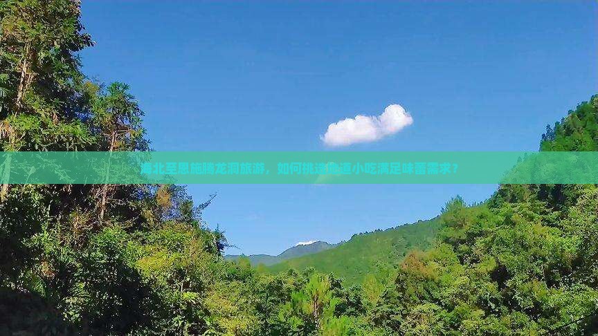海北至恩施腾龙洞旅游，如何挑选地道小吃满足味蕾需求？