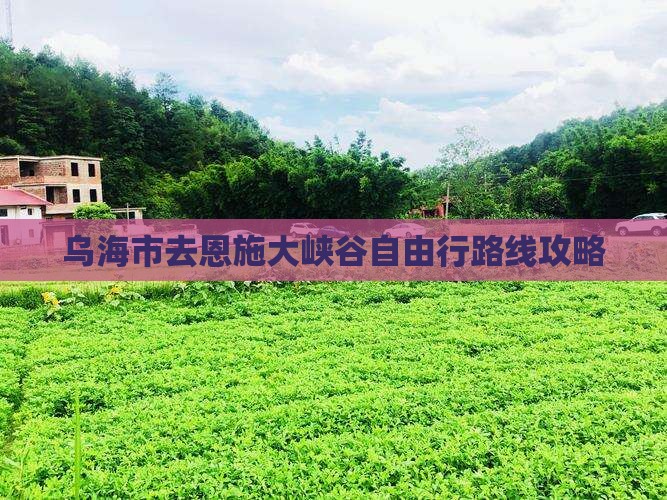 乌海市去恩施大峡谷自由行